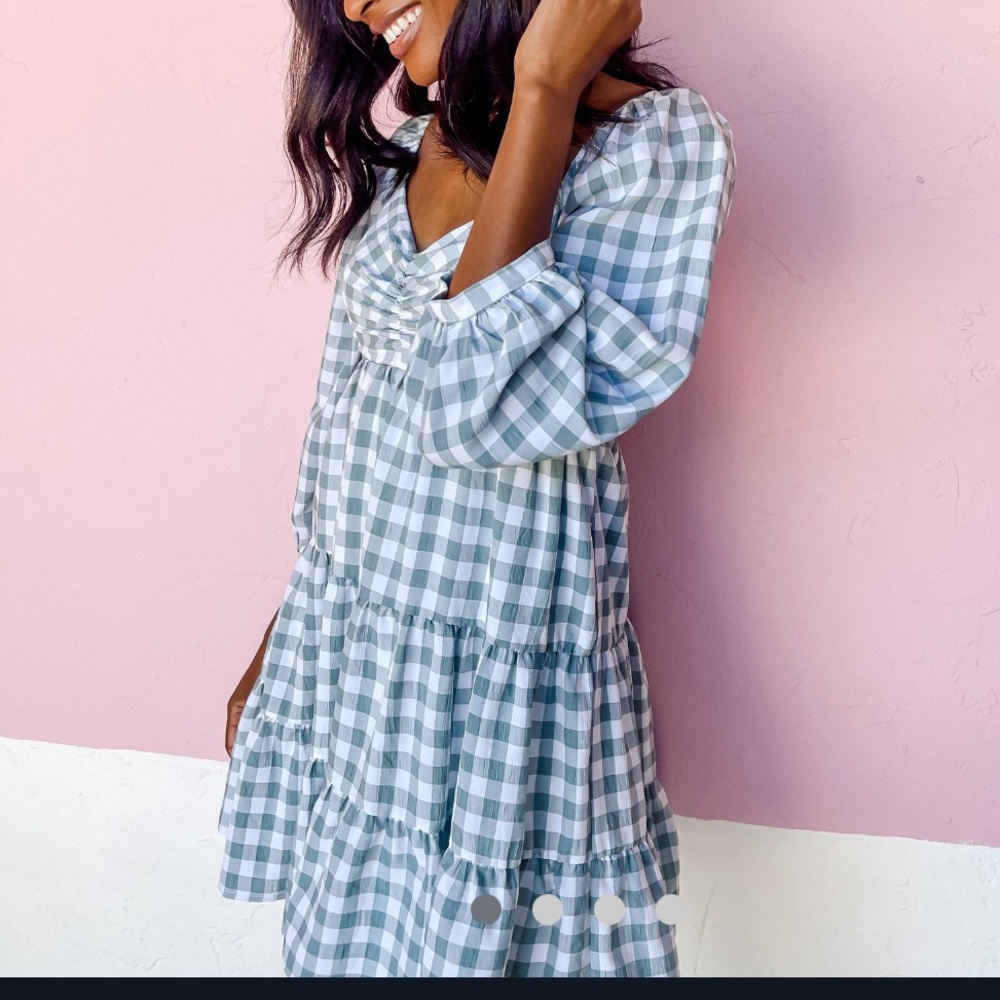 Gingham Baby Doll Dress